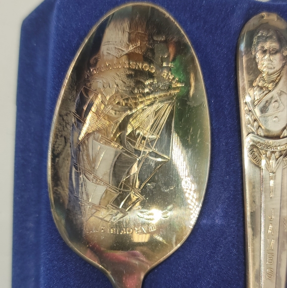 WM Rogers IS Silver Presidential Commemorative Spo - Picture 3 of 5